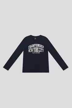 Лонгслив хлопковый с принтом OVS