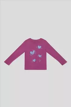 Лонгслив хлопковый с принтом OVS