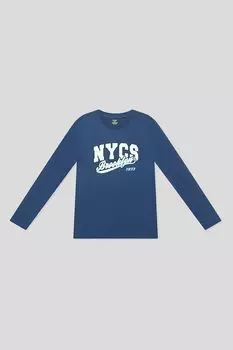 Лонгслив хлопковый с принтом OVS