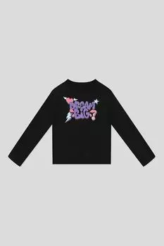 Лонгслив хлопковый с принтом OVS