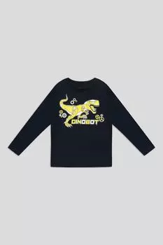 Лонгслив хлопковый с принтом OVS