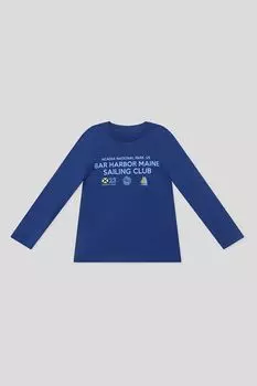 Лонгслив хлопковый с принтом OVS