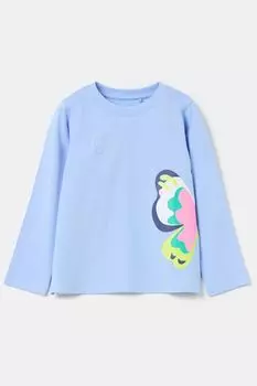 Лонгслив хлопковый с принтом OVS