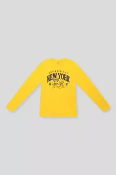 Лонгслив хлопковый с принтом OVS