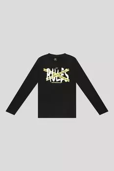 Лонгслив хлопковый с принтом OVS