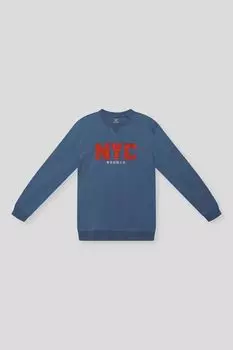 Лонгслив хлопковый с принтом OVS