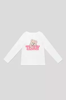 Лонгслив хлопковый с принтом OVS