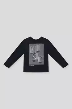 Лонгслив хлопковый с принтом OVS