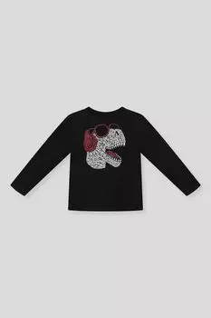 Лонгслив хлопковый с принтом OVS