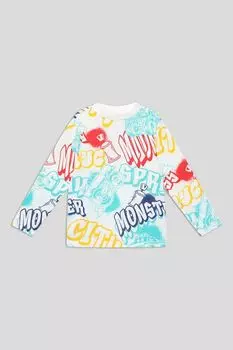 Лонгслив хлопковый с принтом OVS