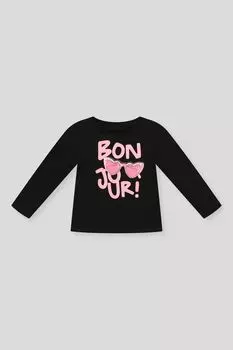 Лонгслив хлопковый с принтом OVS