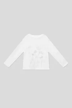 Лонгслив хлопковый с принтом OVS