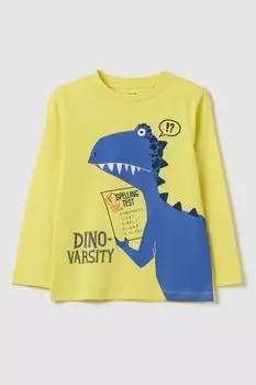 Лонгслив хлопковый с принтом OVS