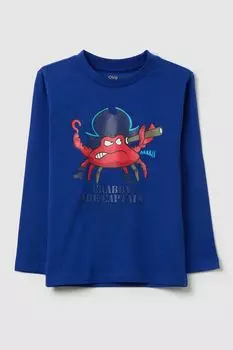 Лонгслив хлопковый с принтом OVS