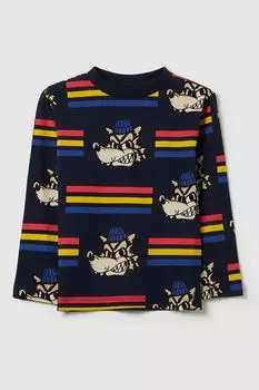 Лонгслив хлопковый с принтом OVS