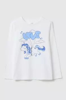 Лонгслив хлопковый с принтом OVS