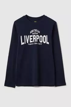 Лонгслив хлопковый с принтом OVS