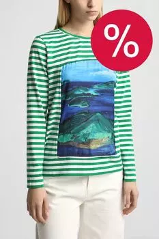 Лонгслив хлопковый с принтом Приморье ARTOGRAPH