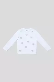 Лонгслив хлопковый с притом OVS