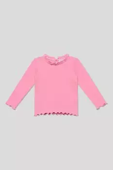 Лонгслив хлопковый с рюшами Fagottino
