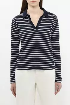 Лонгслив хлопковый с v-вырезом OVS