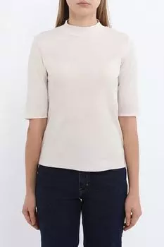 Лонгслив хлопковый с воротником OVS