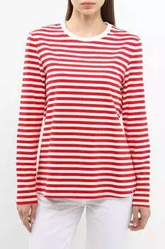 Лонгслив хлопковый в полоску Auranna