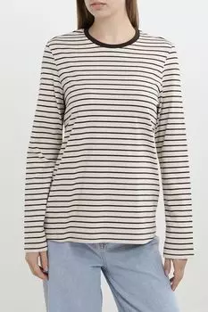Лонгслив хлопковый в полоску COLORPLAY