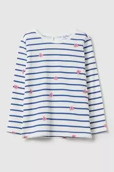 Лонгслив хлопковый в полоску Fagottino