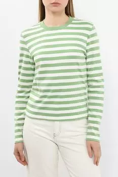 Лонгслив хлопковый в полоску Marc O'Polo Denim