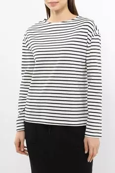 Лонгслив хлопковый в полоску Marc O'Polo Denim