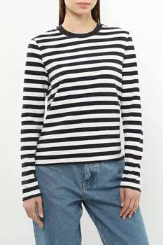 Лонгслив хлопковый в полоску Marc O'Polo Denim