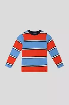 Лонгслив хлопковый в полоску OVS