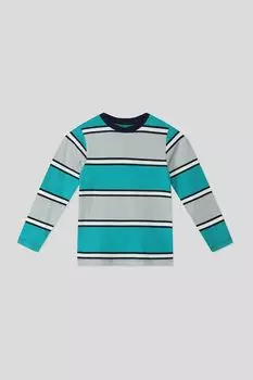 Лонгслив хлопковый в полоску OVS