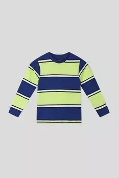 Лонгслив хлопковый в полоску OVS