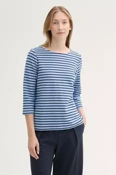 Лонгслив хлопковый в полоску TOM TAILOR