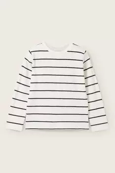 Лонгслив хлопковый в полоску TOM TAILOR