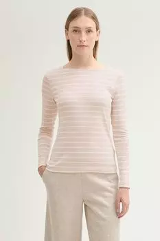 Лонгслив хлопковый в полоску TOM TAILOR