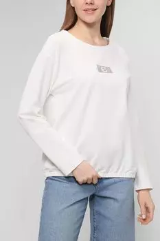 Лонгслив из хлопка Comma Casual Identity