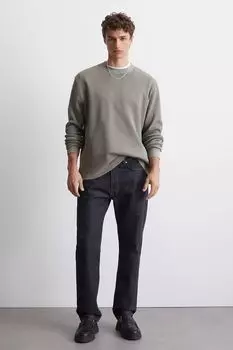 Лонгслив из плотного джерси с вафельной текстурой Marc O'Polo Denim