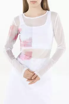 Лонгслив из сетки Calvin Klein Jeans