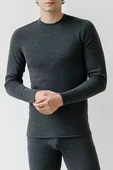 Лонгслив из смесового хлопка Almando Melado