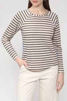 Лонгслив из вискозы в полоску Bianca