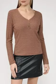 Лонгслив из вискозы в полоску OVS