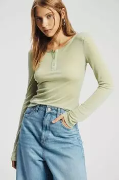 Лонгслив на пуговицах Nume