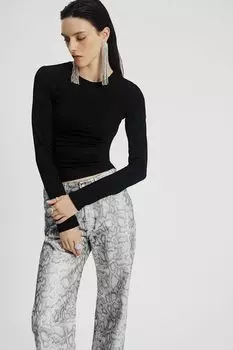 Лонгслив облегающего кроя Nume