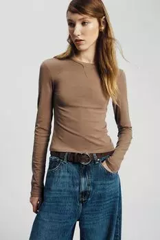 Лонгслив однотонный Nume