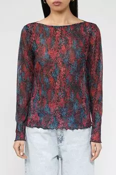 Лонгслив с цветочным принтом Esprit Casual