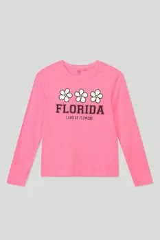 Лонгслив с цветочным принтом OVS