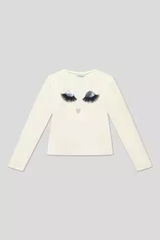 Лонгслив с декором из пайеток Mayoral